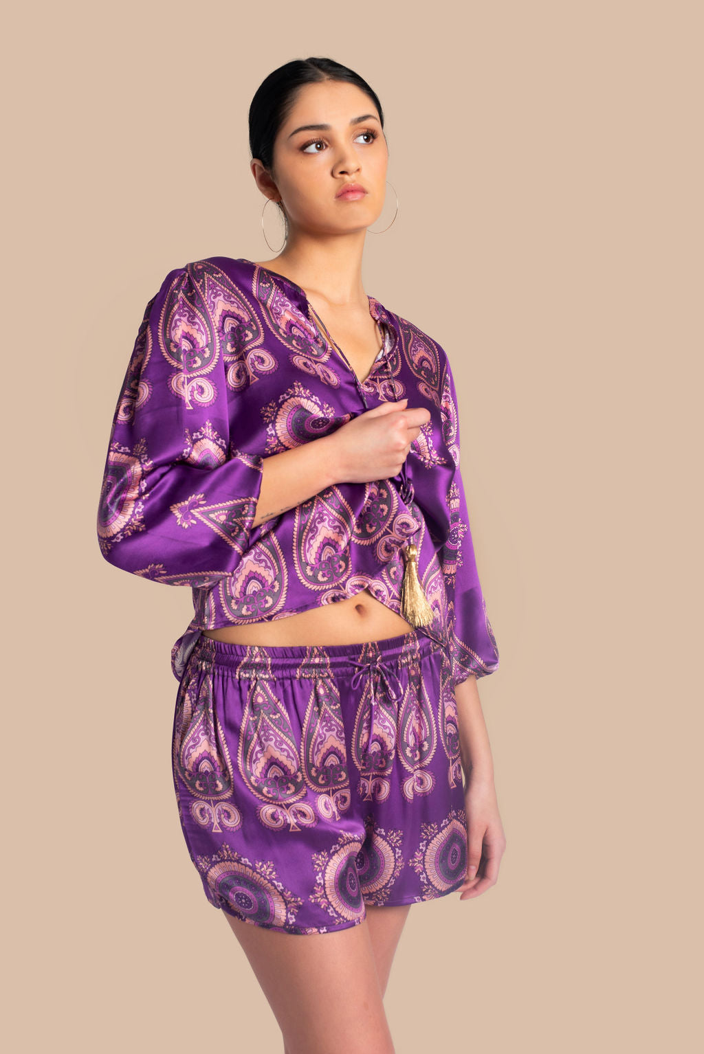 WIND AND SEA PAISLEY SHORT purple Mサイズ Paisley Pattern Short – WIND AND SEA