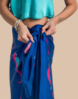 Grace Bay Cropped Cami: Turquoise