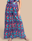 Birds of a Feather Wide Leg Pant: Coral