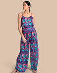 Birds of a Feather Wide Leg Pant: Coral